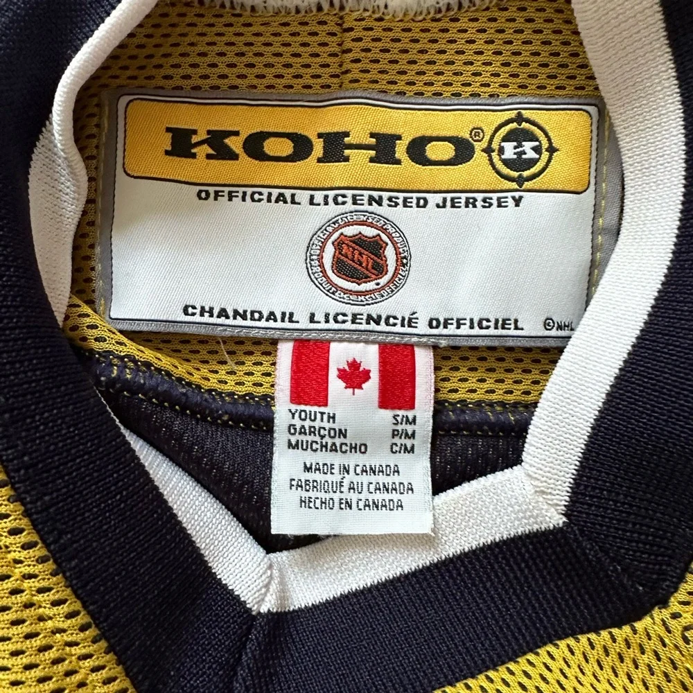 Nashville Predators Vintage Mustard Cat Koho Jersey - Picture 4 of 4
